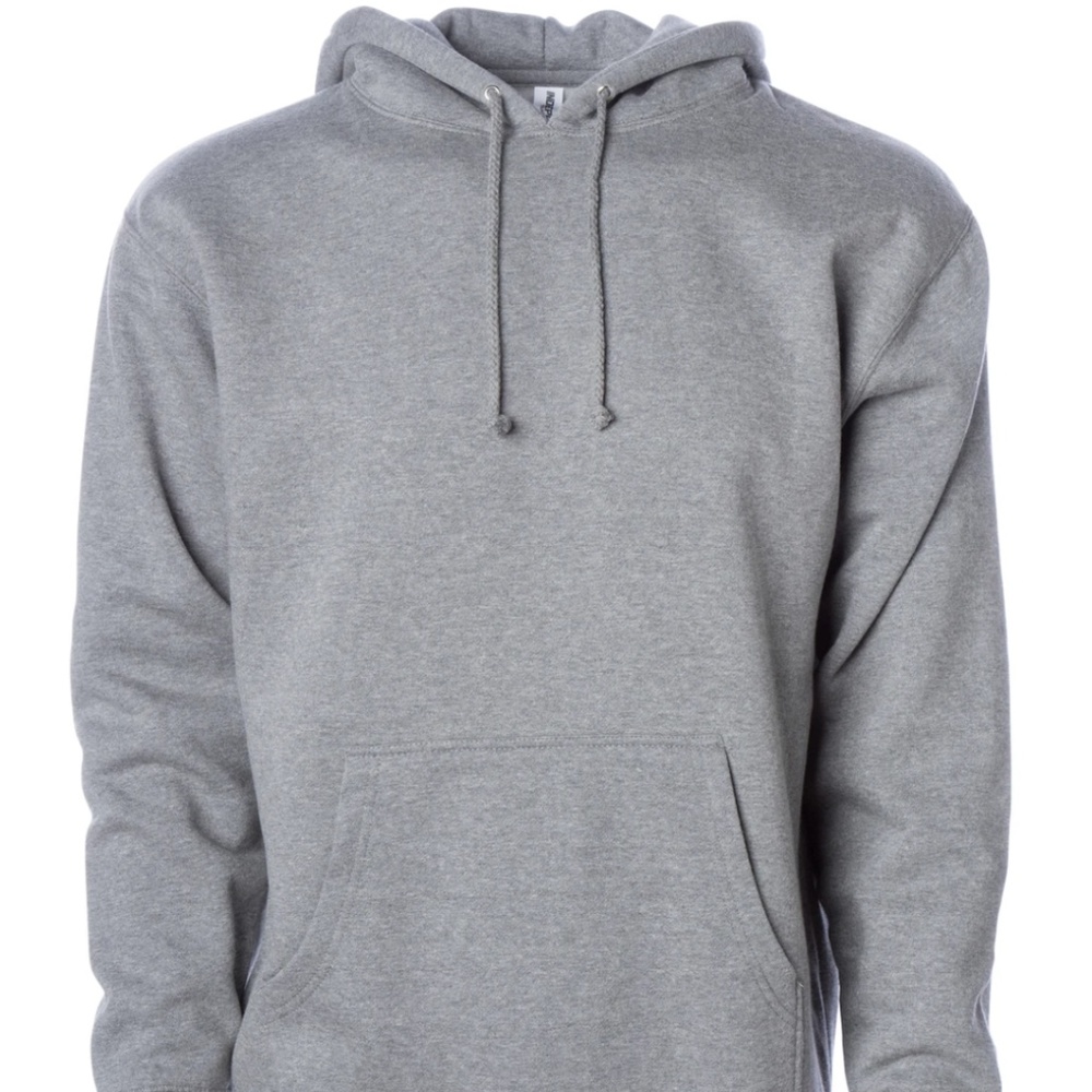 Heavyweight Hooded Drawstring Pullover Sweatshirt